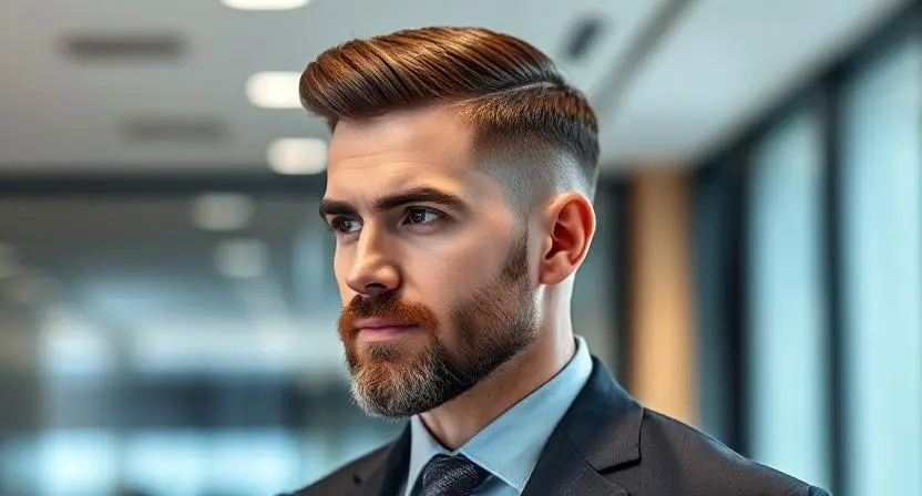 Businessman Taper Professional Haircuts for Men