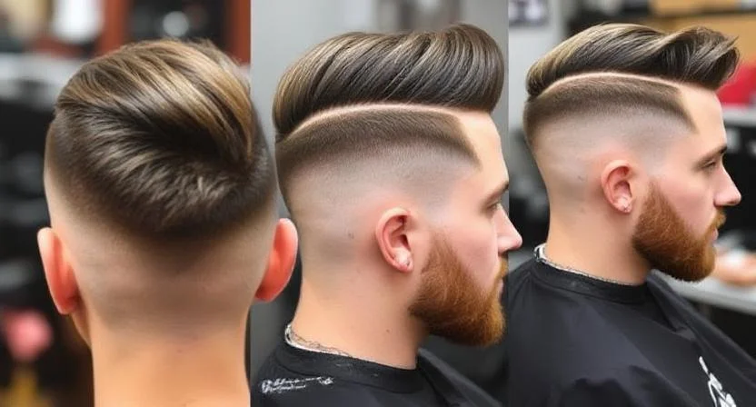 Low Taper Fade with Undercut