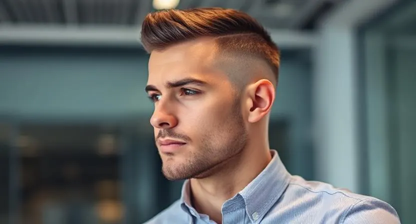 Short Crop Fade Professional Haircuts for Men