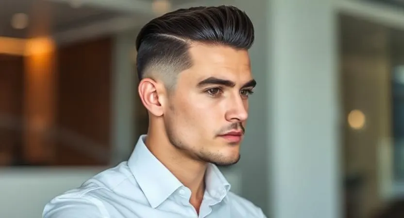 Temple Fade Professional Haircuts for Men