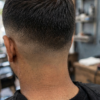 Tapered, blocked and rounded neckline options for a low taper fade